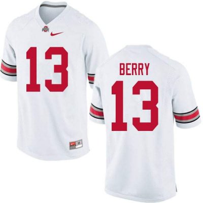 Men's Ohio State Buckeyes #13 Rashod Berry White Nike NCAA College Football Jersey Copuon RRB3444PN